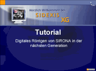 Interaktives SIDEXIS XG Produkttutorial